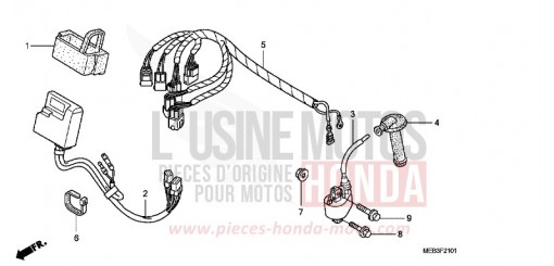 IMPIANTO ELETTRICO (CRF450R8) CRF450R8 di 2008